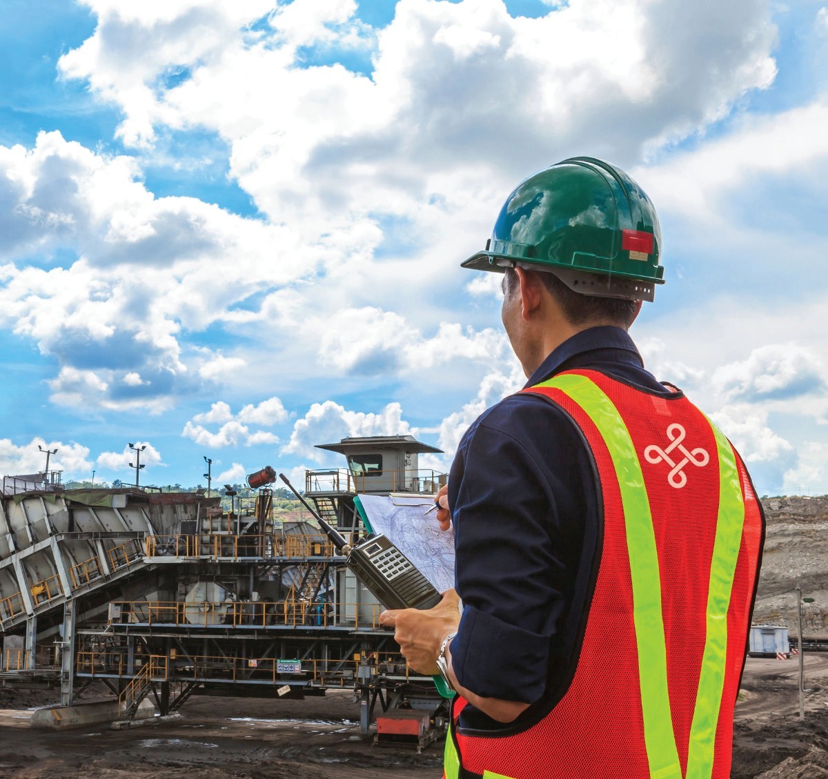 Engineers onsite at a mining project